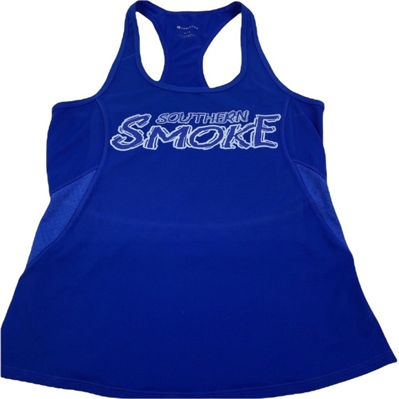 Fabletics Vibrant Blue & White Southern Smoke Tank - Picture 1 of 9